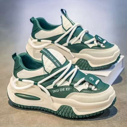 2025 New Men's Retro Dad Shoes - Korean Streetwear Casual
