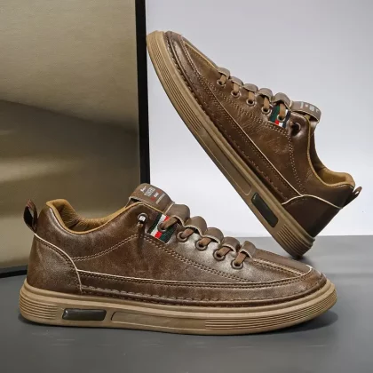[Trendy Solid Skate Shoes] Comfy Non Slip Men's Solid Skate