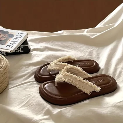 [Women's Summer Sandals] Soft Faux Women's Summer Flat