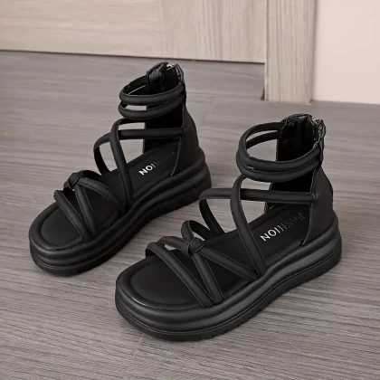 Summer Sandals for Women, Versatile with Skirts, Featuring a Fairy-Like
