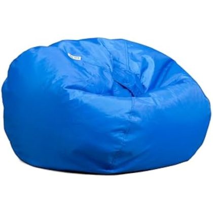 Classic Bean Bag Chair, Sapphire Smartmax, Durable Polyester Nylon Blend, 2 feet Round