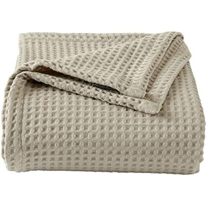 Sponsored Ad - 100% Cotton Waffle Weave Bed BlanketsSoft, Breathable, and Lightweight Blanket for All-Season | Perfect f...