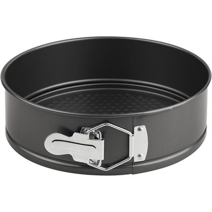 Springform Pan 9" Nonstick - Cheesecake Pan with Removable Bottom, Spring Form Round Baking Cake Mold for Cheesecake or Pie,Bakeware Accessories,Baking Gadgets-Matte Black
