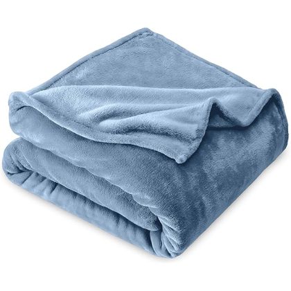 Sponsored Ad - Bare Home Fleece Blanket - Full/Queen - Ultra-Soft Lightweight for Bed, Sofa, and Couch - Luxury Microplush...