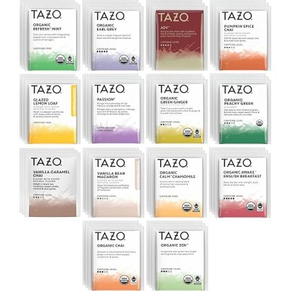 Tea Bags Sampler Assortment Variety Pack Gift Box (42 Count) 14 Different Flavors Gifts for Her Him Women Men Tea Lovers Couples Family Friends Coworker