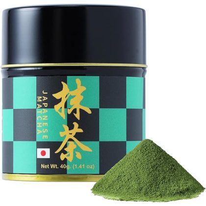 Kyoto Uji Matcha Powder - Japanese ceremonial grade Kyoto Uji First Harvest Stone-Milled Green Tea (40g / 1.4oz) TARO - Tin