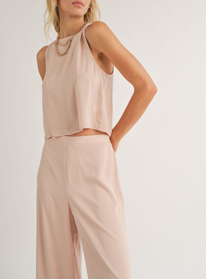Fast Lane Back Ruched Cutout Tank - Image 2