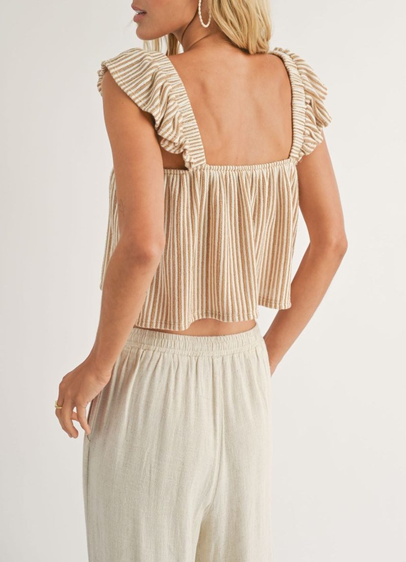 Journey On Ruffle Sleeve Knit Top - Image 3