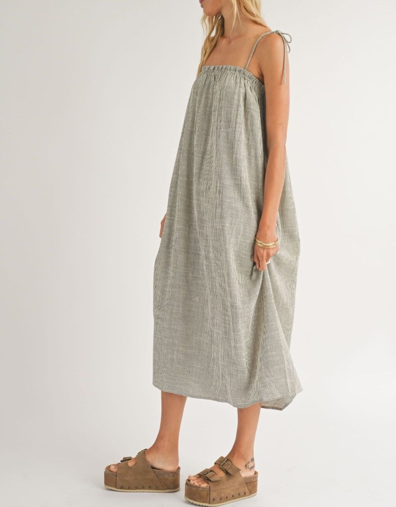 No Limits Tie Strap Midi Dress - Image 2