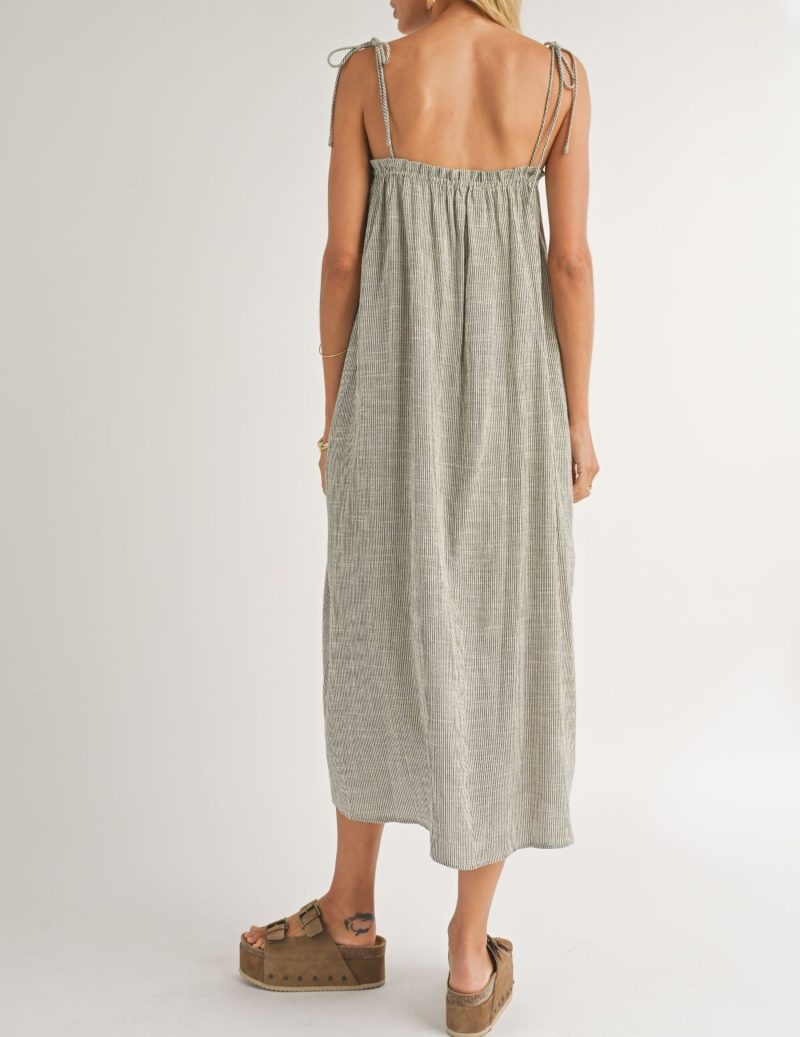No Limits Tie Strap Midi Dress - Image 3