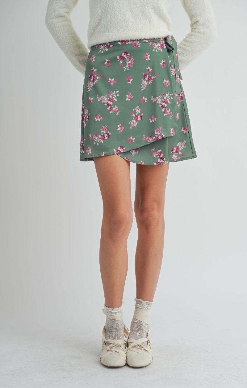 Hostess Wrap Mini Skirt - Image 2
