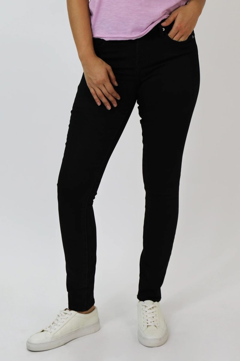 Gisele High Rise Skinny Jeans Black Arrow - Image 2