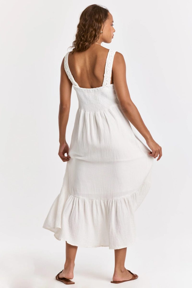 Chasity Embroidery Tank Dress - Image 3