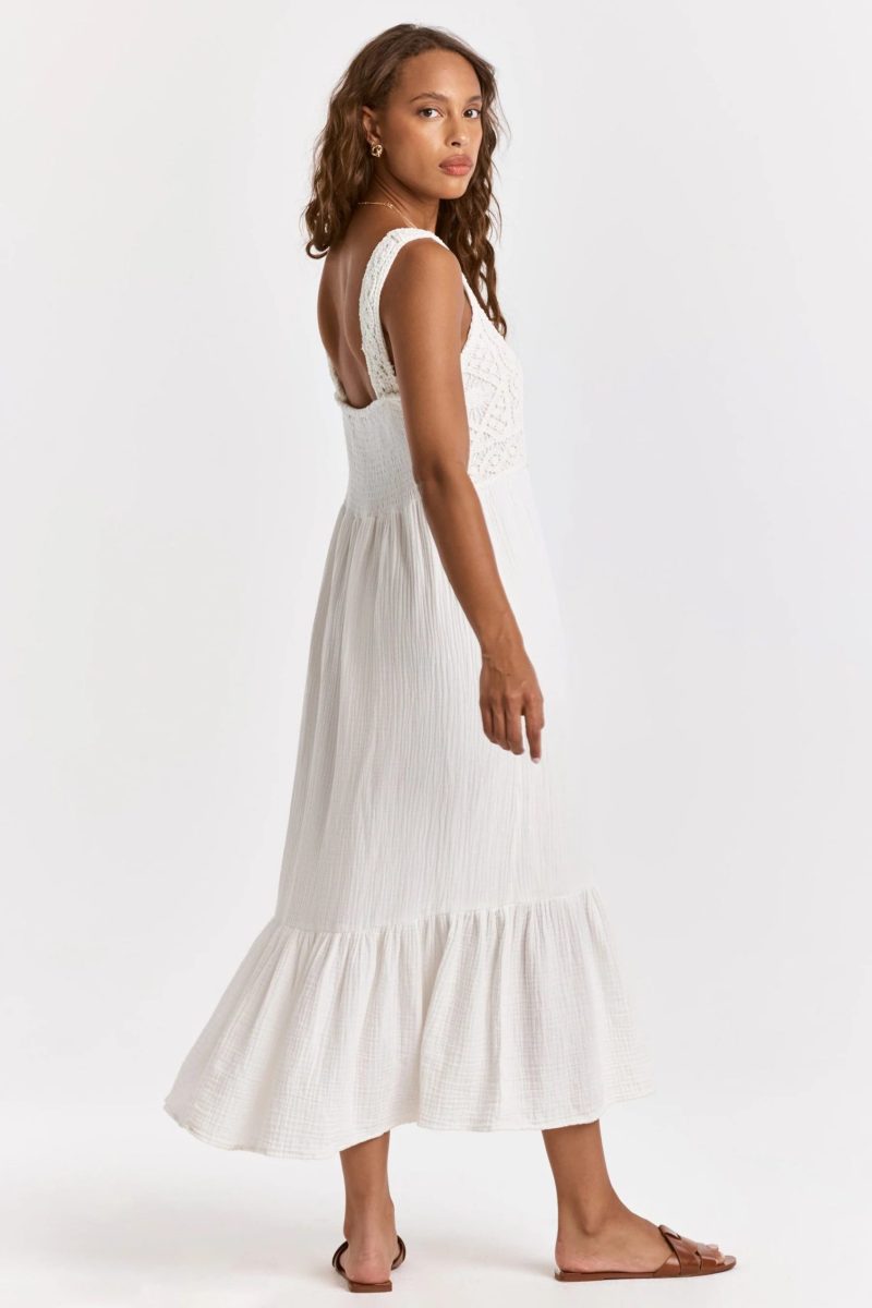Chasity Embroidery Tank Dress - Image 4