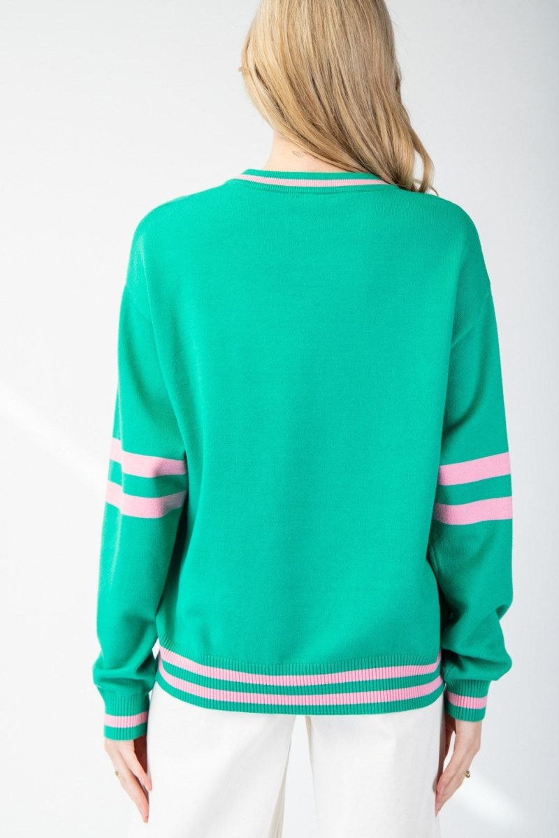 New York Varsity V-Neck Pullover - Image 10