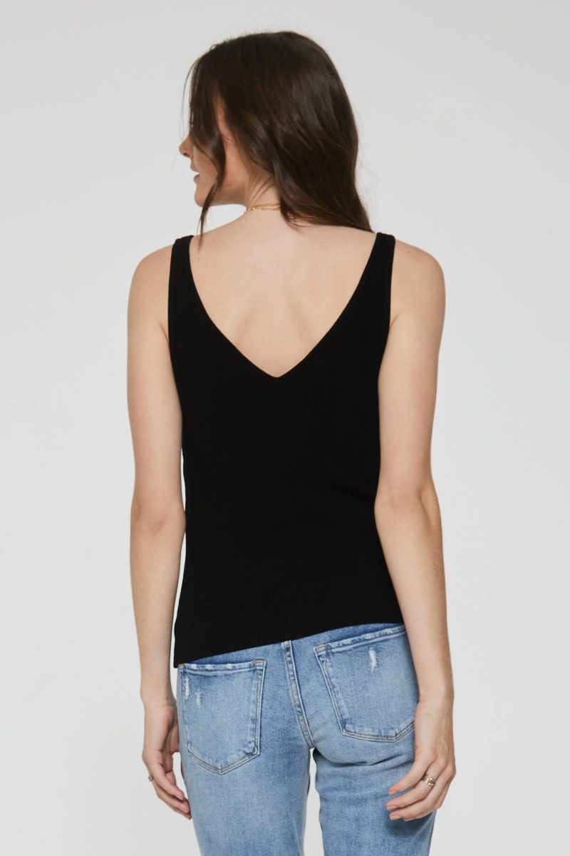 Noa V-Neck Sweater Tank - Image 3