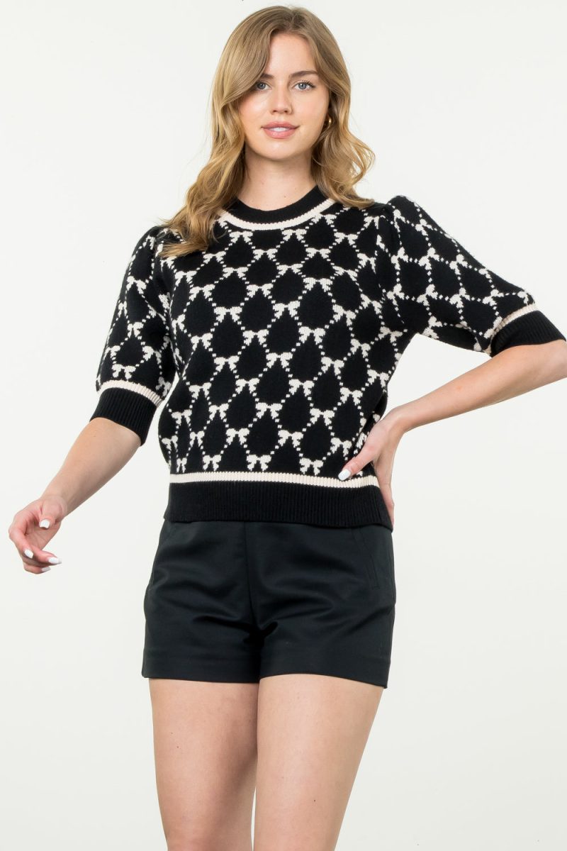Short Sleeve Knit Top - Image 5
