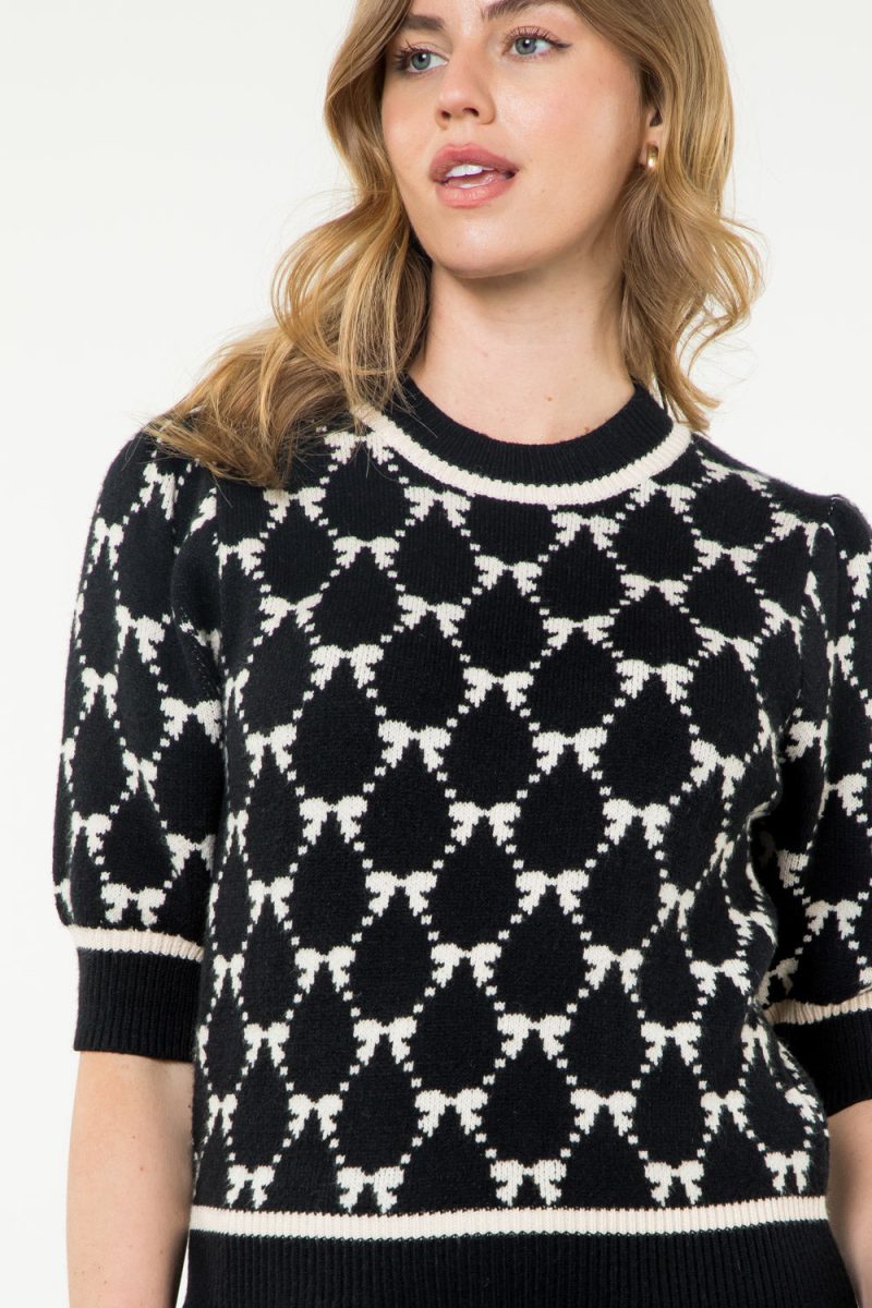 Short Sleeve Knit Top - Image 2