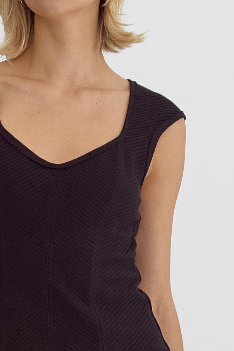 Sweetheart Neck Sleeveless Top - Image 2