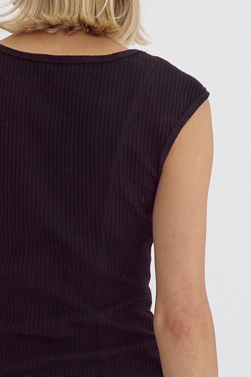 Sweetheart Neck Sleeveless Top - Image 3