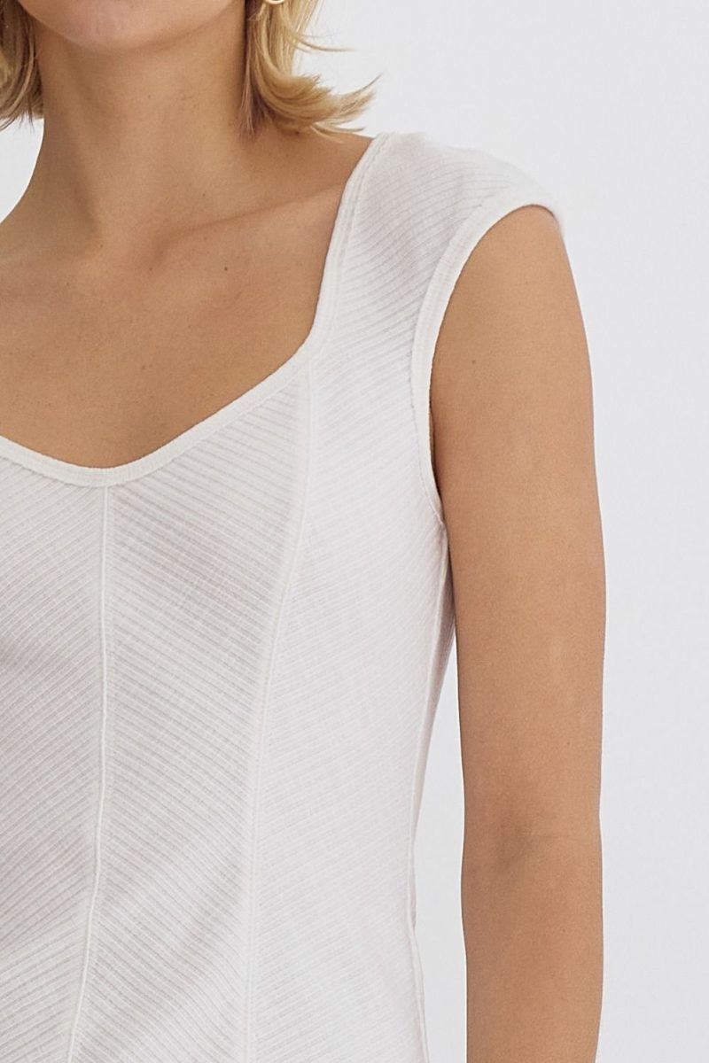 Sweetheart Neck Sleeveless Top - Image 6