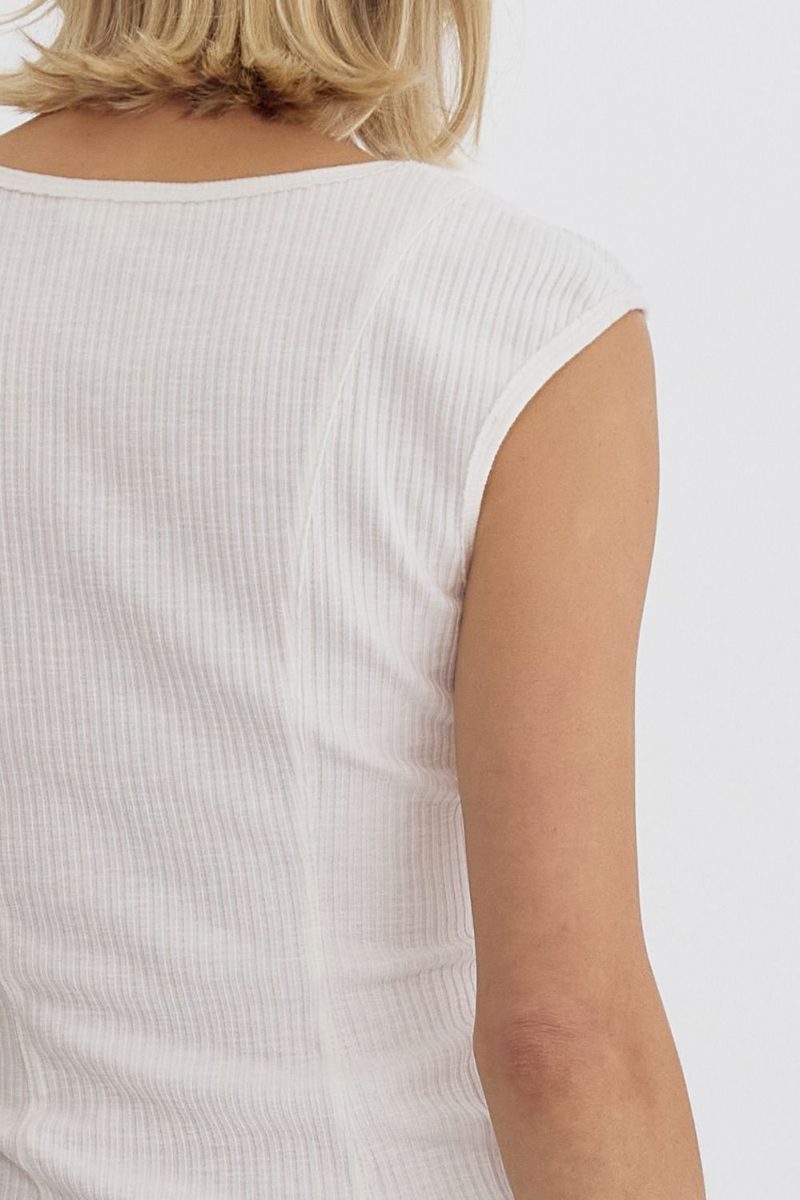 Sweetheart Neck Sleeveless Top - Image 9