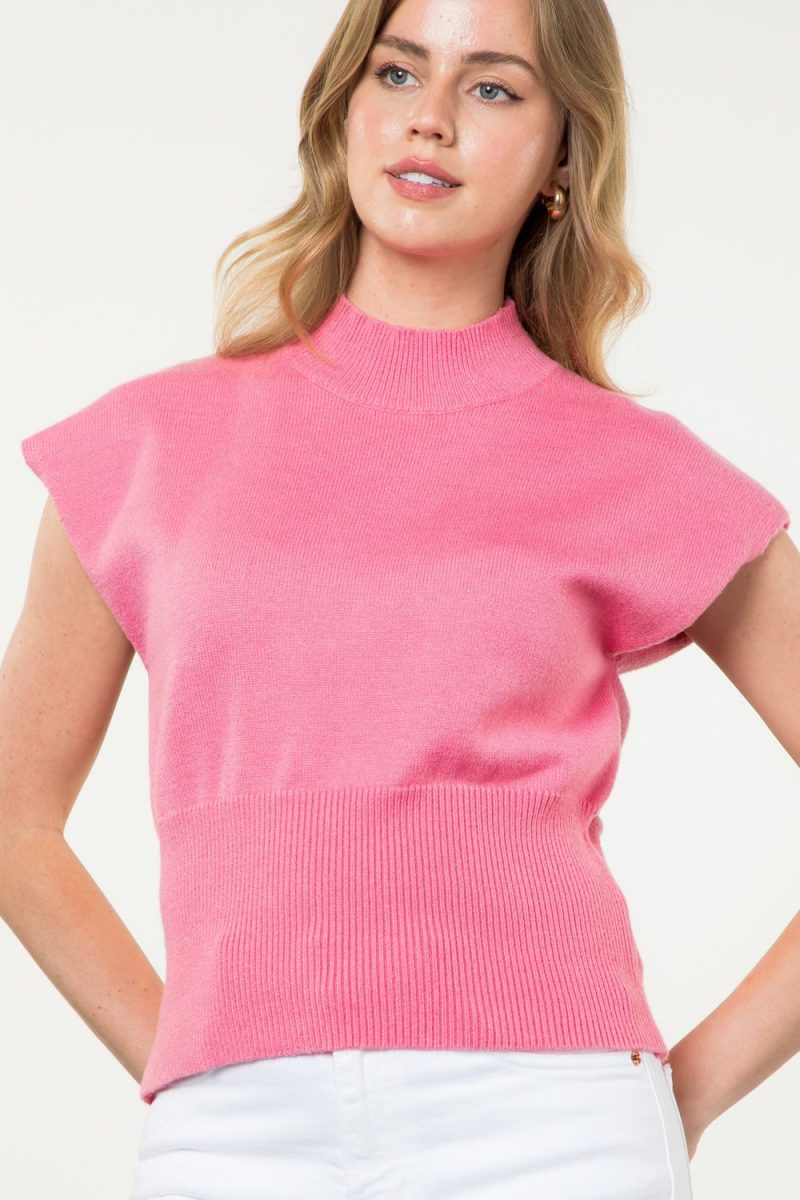 Mock Neck Knit Top - Image 10