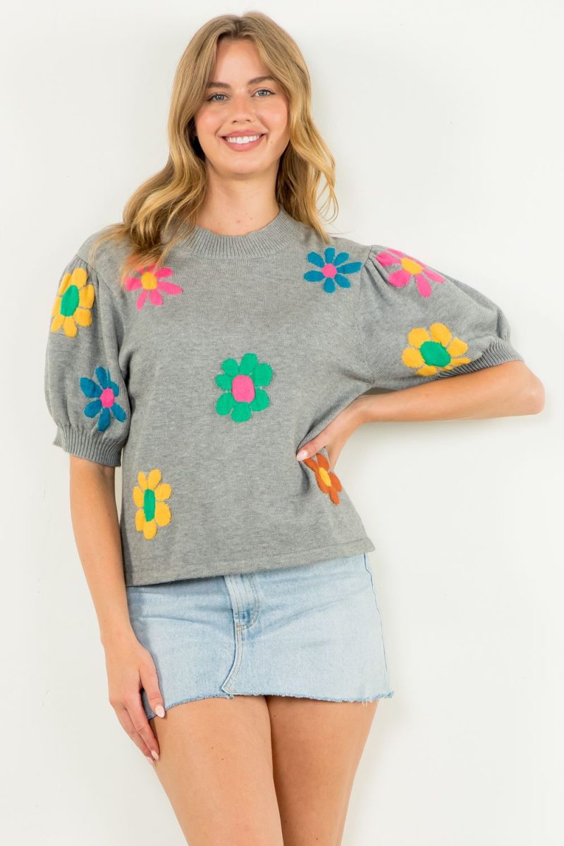 Flower Knit Top - Image 8