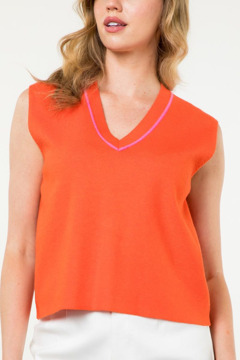 Sleeveless Knit Top - Image 4