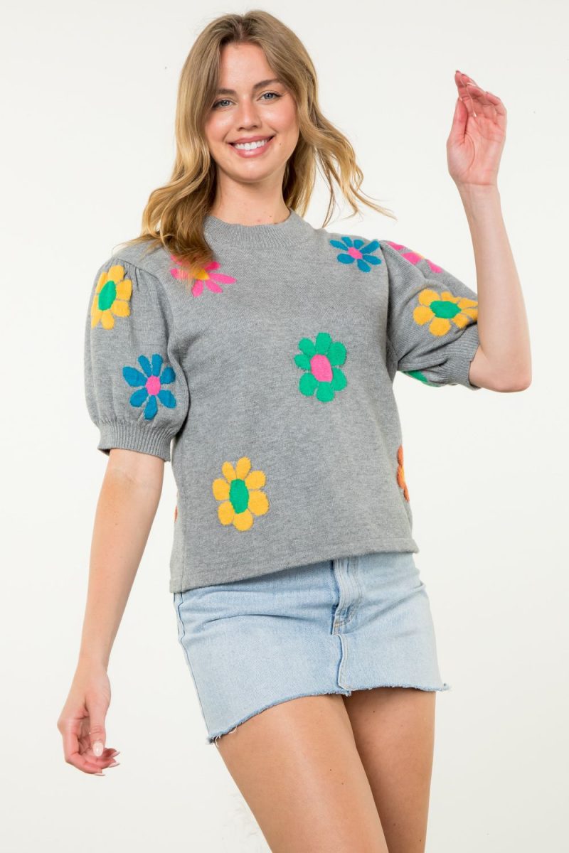 Flower Knit Top - Image 7