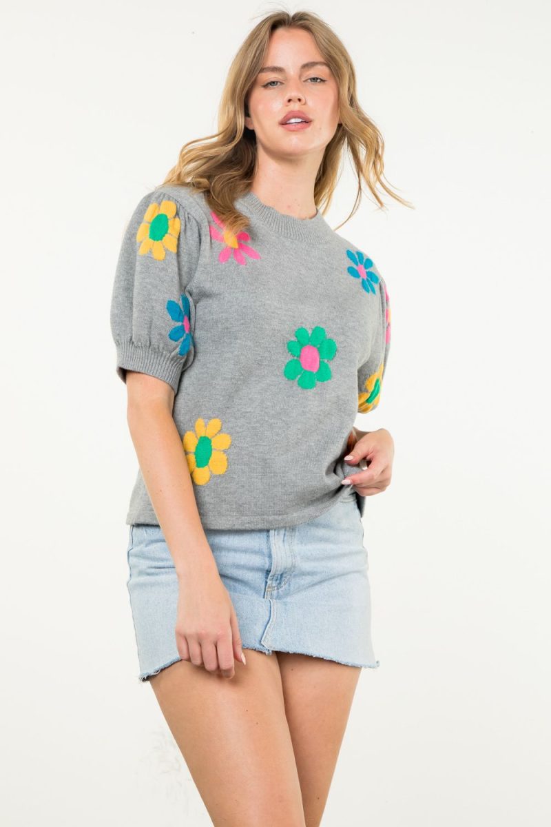 Flower Knit Top - Image 6