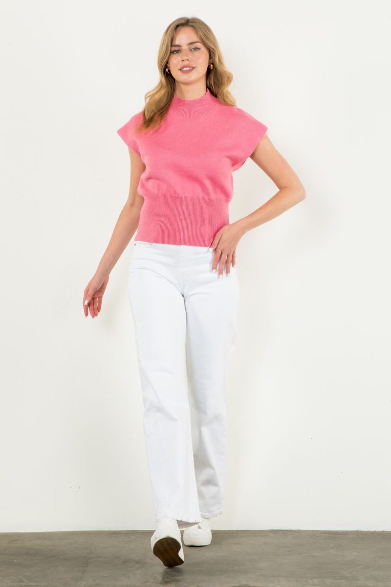 Mock Neck Knit Top - Image 13