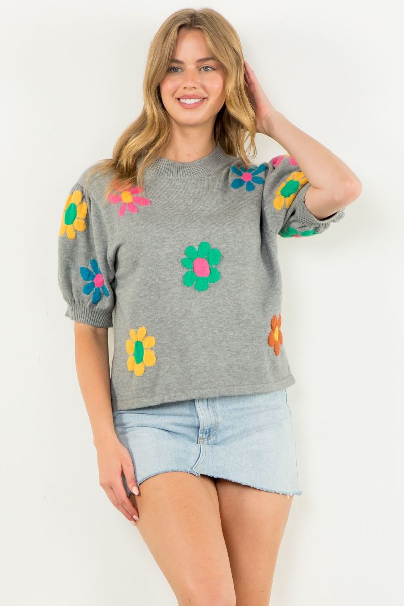 Flower Knit Top - Image 5