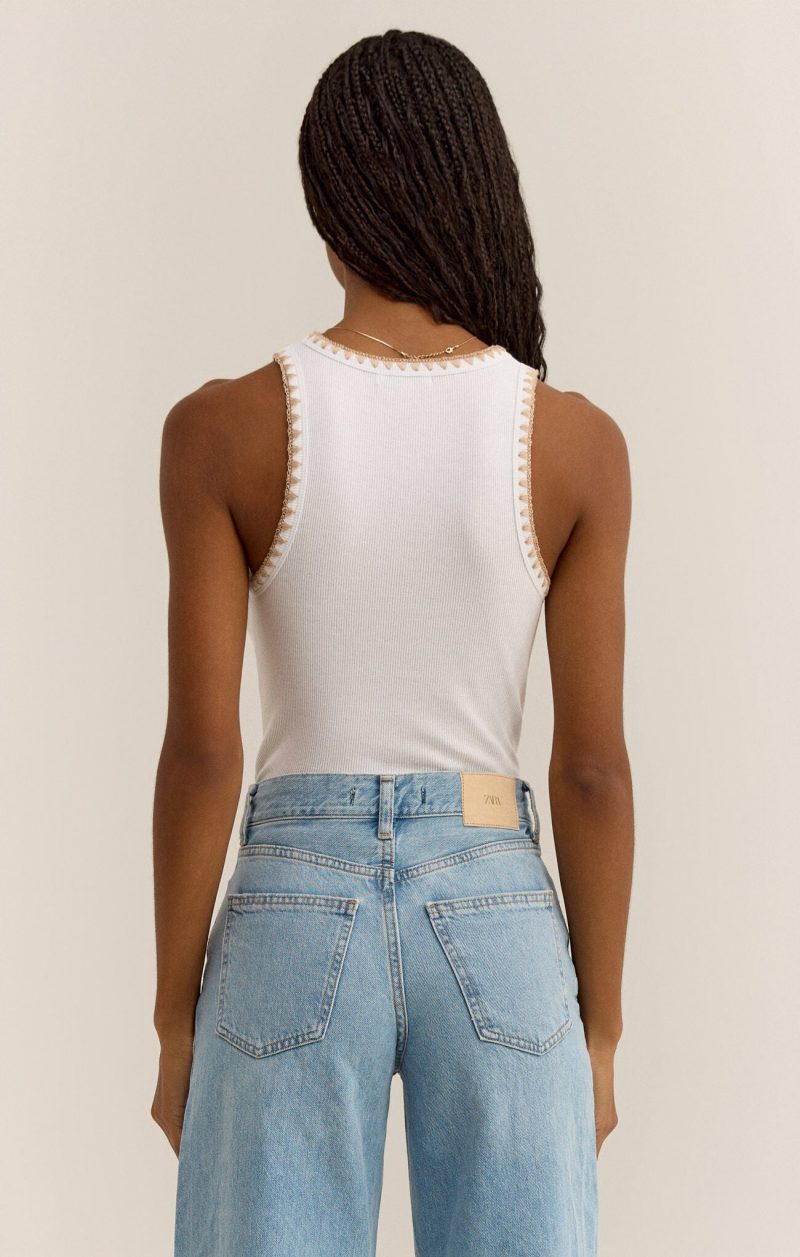 Avril Rib Whipstitch Tank - Image 5