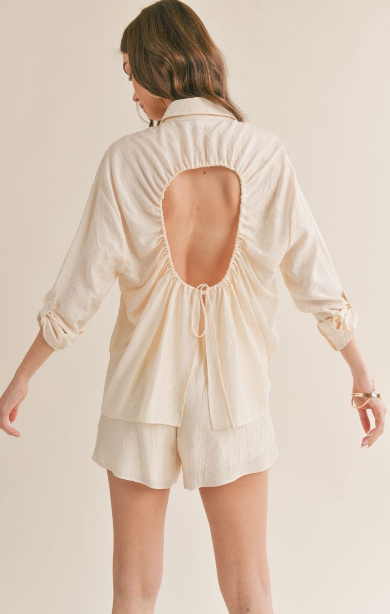 Clementine Crush Cutout Back Shirt - Image 9