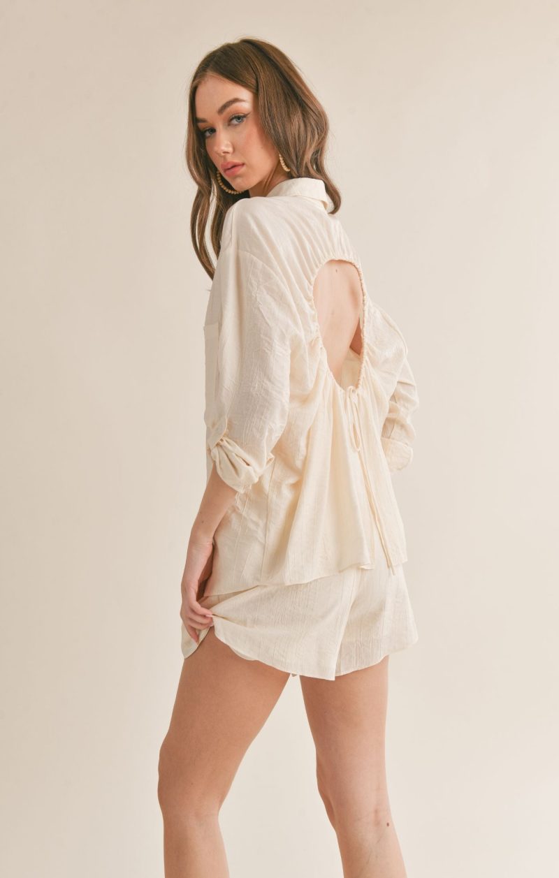 Clementine Crush Cutout Back Shirt - Image 10