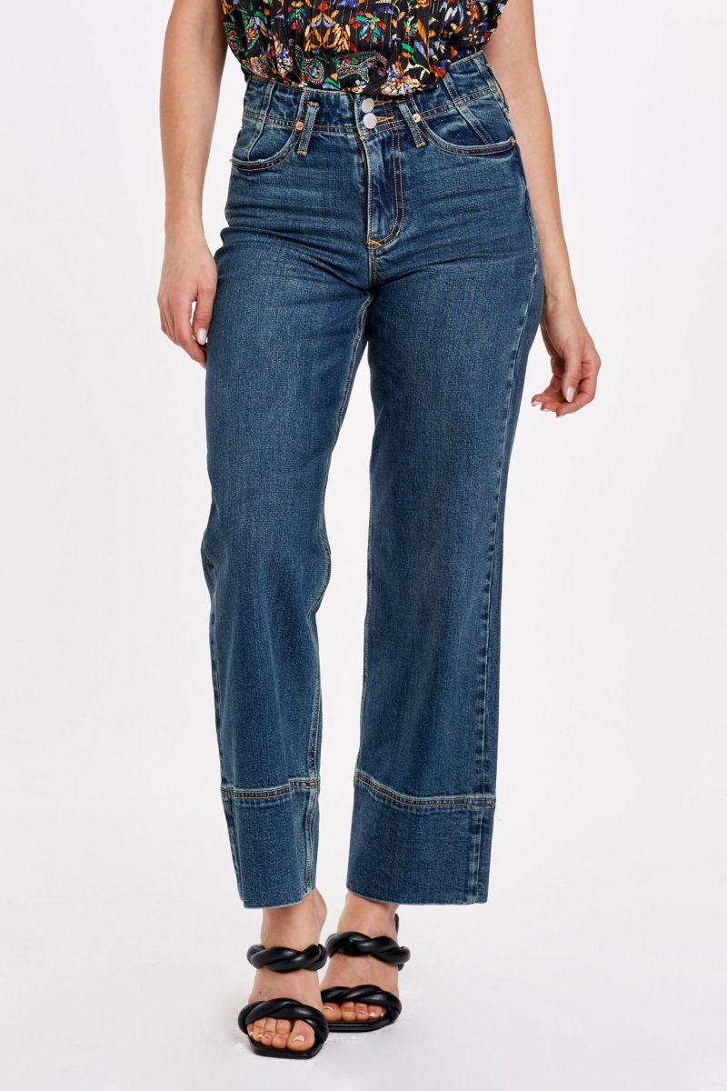 Holly Super High Rise Full Coated Detail Jeans - Image 2