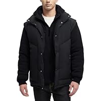 Winter Coats For Men Winter Jackets Water Resistant Warm Thicken Insulated Hooded Windproof Coat