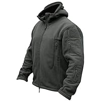 Men's Military Tactical Sport Warm Fleece Hooded Outdoor Adventure Jacket Coats